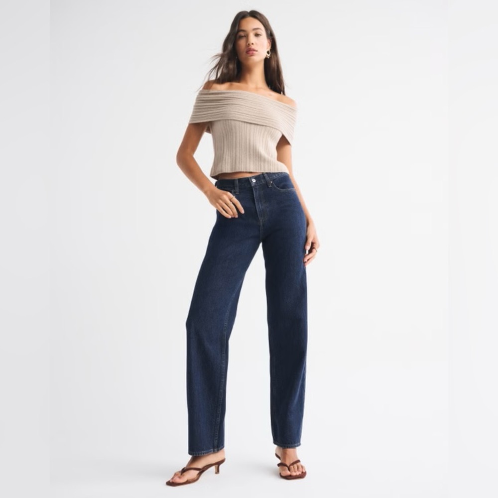 Abercrombie & Fitch High Rise Loose Jeans 31L
